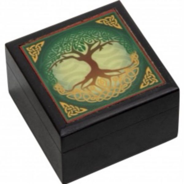 Velvet Lined Jewelry Box - Tree of Life