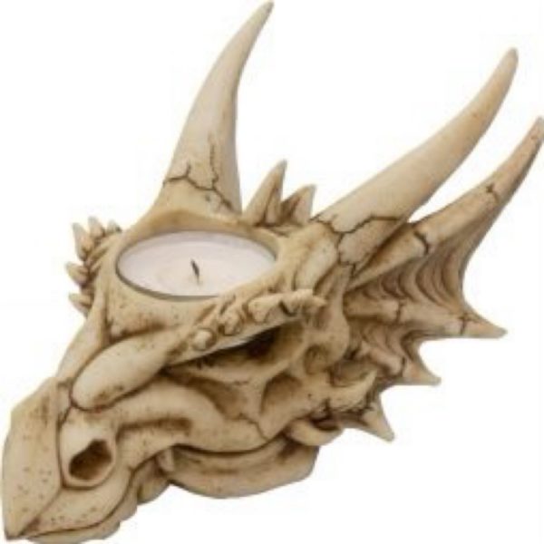 Dragon Skull Tea-light Holder