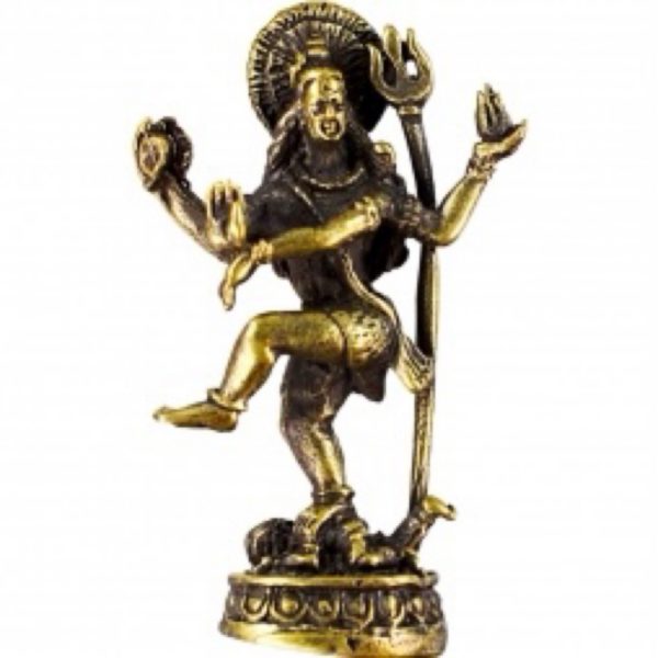 Mini Brass Dancing Shiva Figurine
