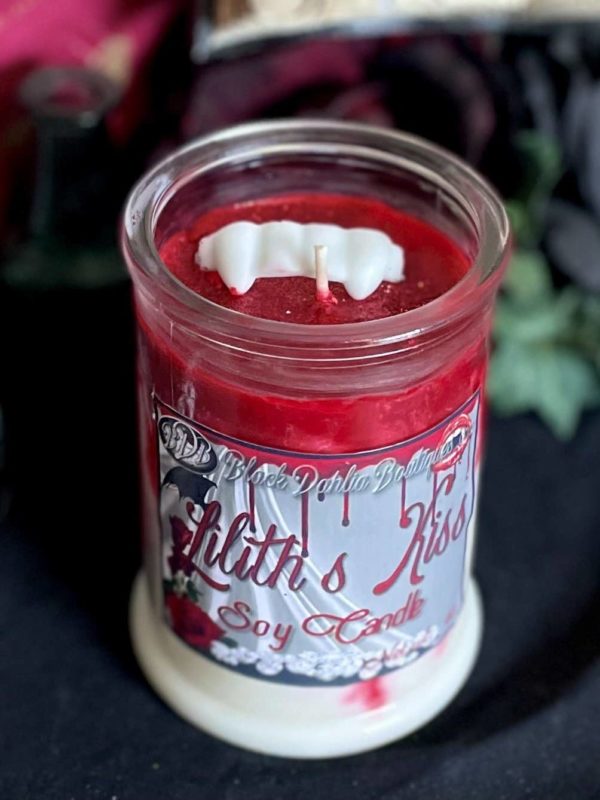 Lilith's Kiss Gothic Apothecary Candle
