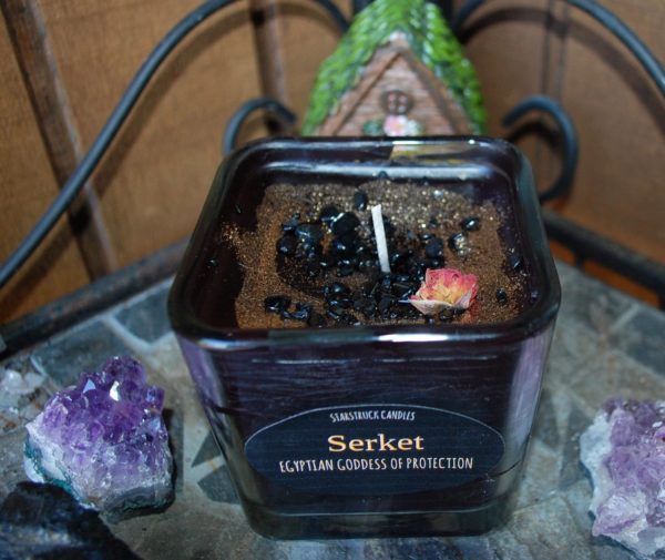 Serket, Egyptian Goddess of Protection Candle